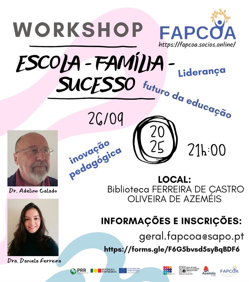 WORKSHOP - ESCOLA - FAMILIA - SUCESSO